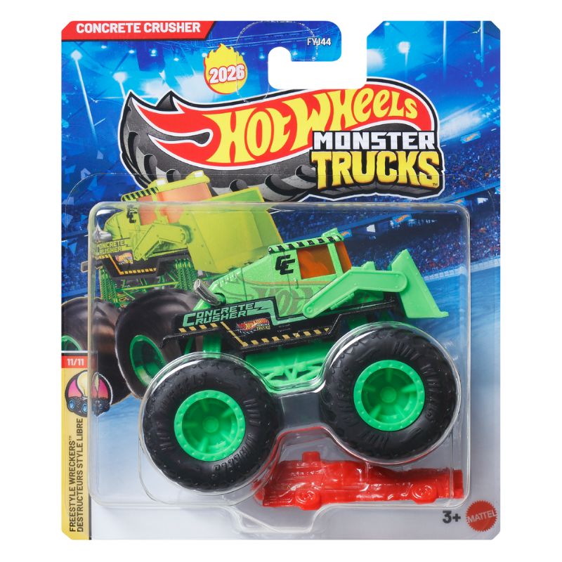 Mattel Hot Wheels Οχήματα Monster Trucks K- Concrete Crusher