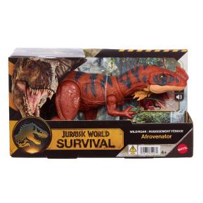 Mattel Jurassic World Survival Wild Roar Νέος Δεινόσαυρος με κινούμενα μέλη & ήχους Afrovenator