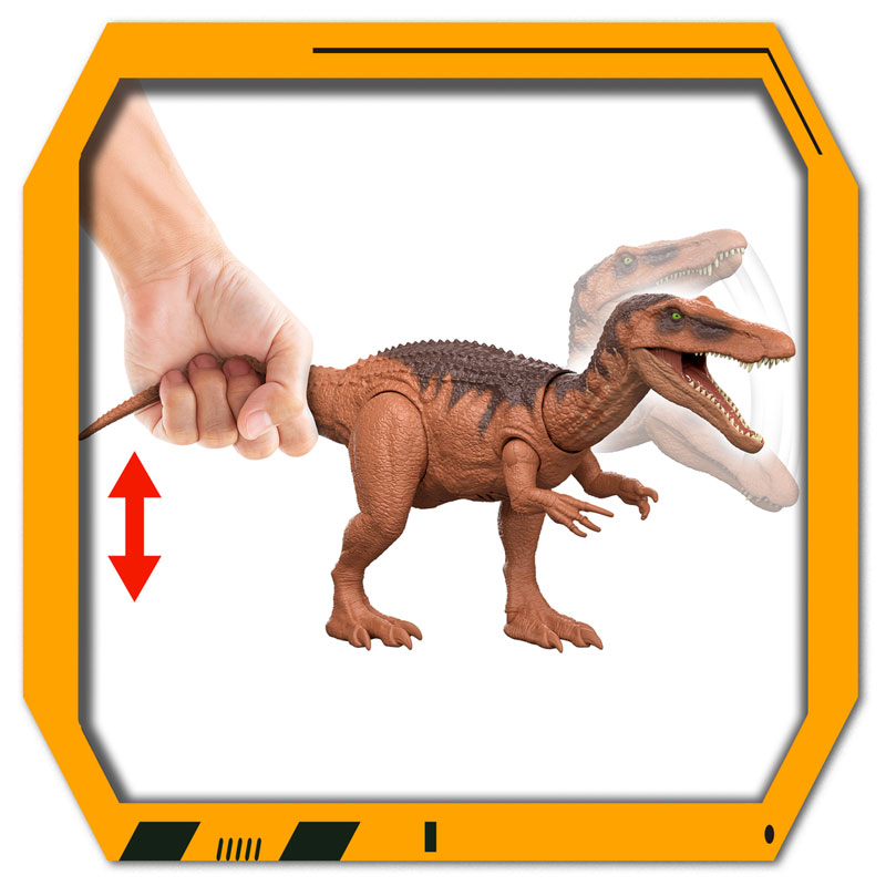Mattel Jurassic World Survival Wild Roar Νέος Δεινόσαυρος με κινούμενα μέλη & ήχους Afrovenator