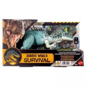 Mattel Jurassic World Survival Wild Roar Νέος Δεινόσαυρος με κινούμενα μέλη & ήχους Cryolophosaurus