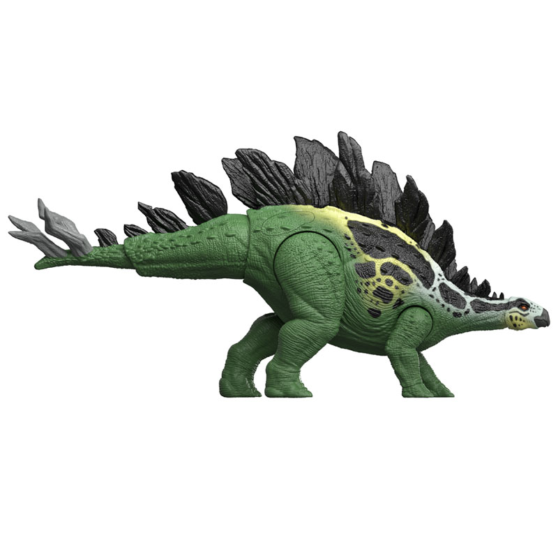 Mattel Jurassic World Rebirth Gigantic Thrashers C Νέος Δεινόσαυρος με κινούμενα μέλη Stegosaurus