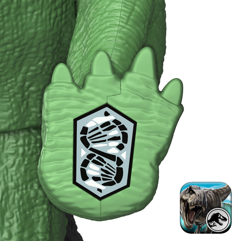 Mattel Jurassic World Rebirth Gigantic Thrashers C Νέος Δεινόσαυρος με κινούμενα μέλη Stegosaurus