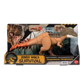 Mattel Jurassic World Rebirth Gigantic Thrashers C Νέος Δεινόσαυρος με κινούμενα μέλη Gorgosaurus