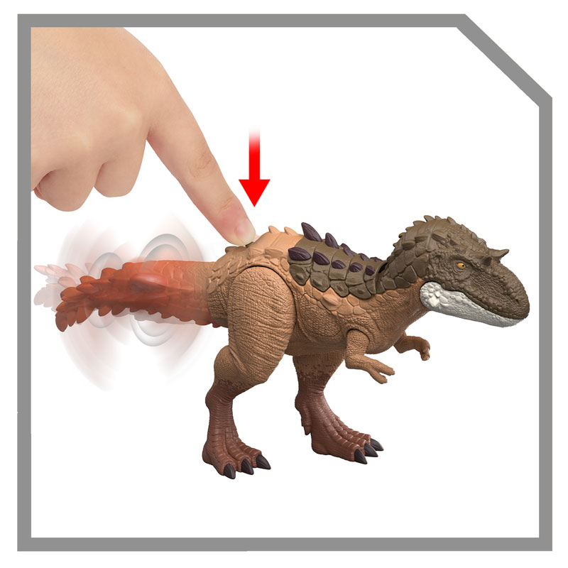 Mattel Jurassic World Rebirth Gigantic Thrashers C Νέος Δεινόσαυρος με κινούμενα μέλη Gorgosaurus