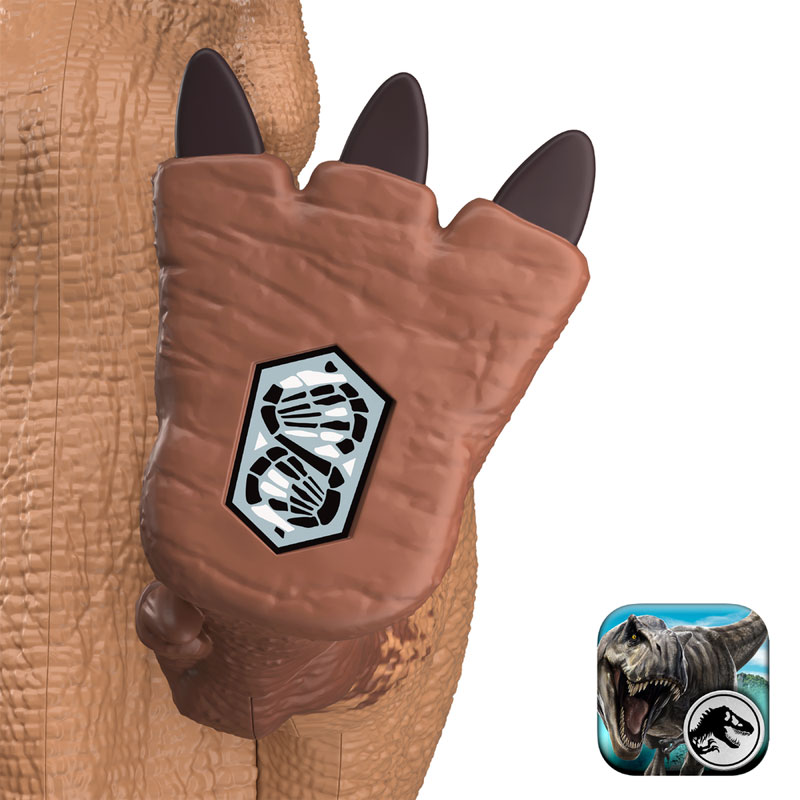 Mattel Jurassic World Rebirth Gigantic Thrashers C Νέος Δεινόσαυρος με κινούμενα μέλη Gorgosaurus