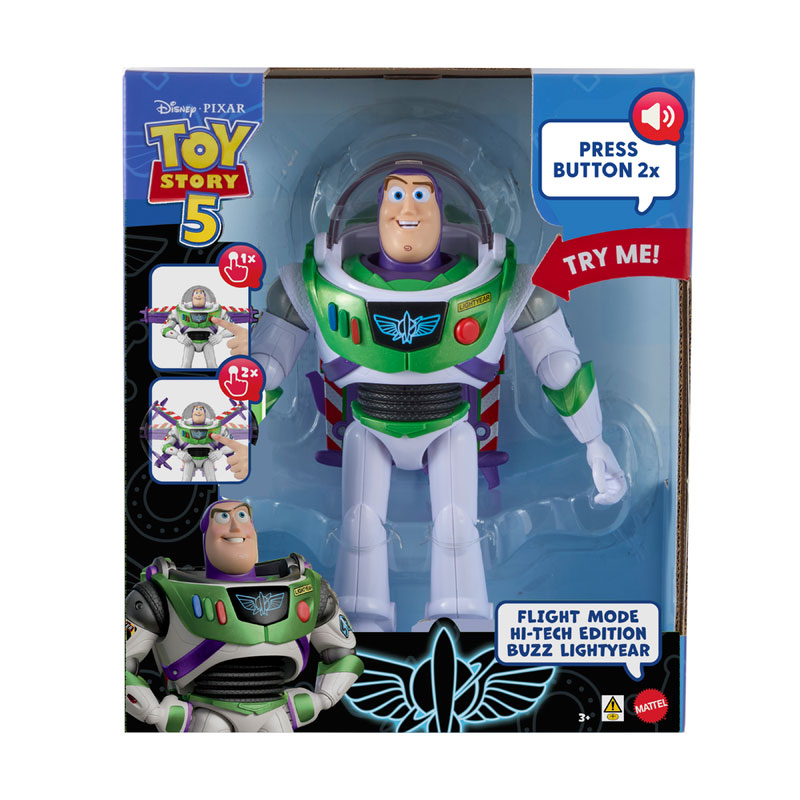 Mattel Disney & Pixar Toy Story 5 Buzz Lightyear Φιγούρα 27cm με Κίνηση & Ήχους JKL97