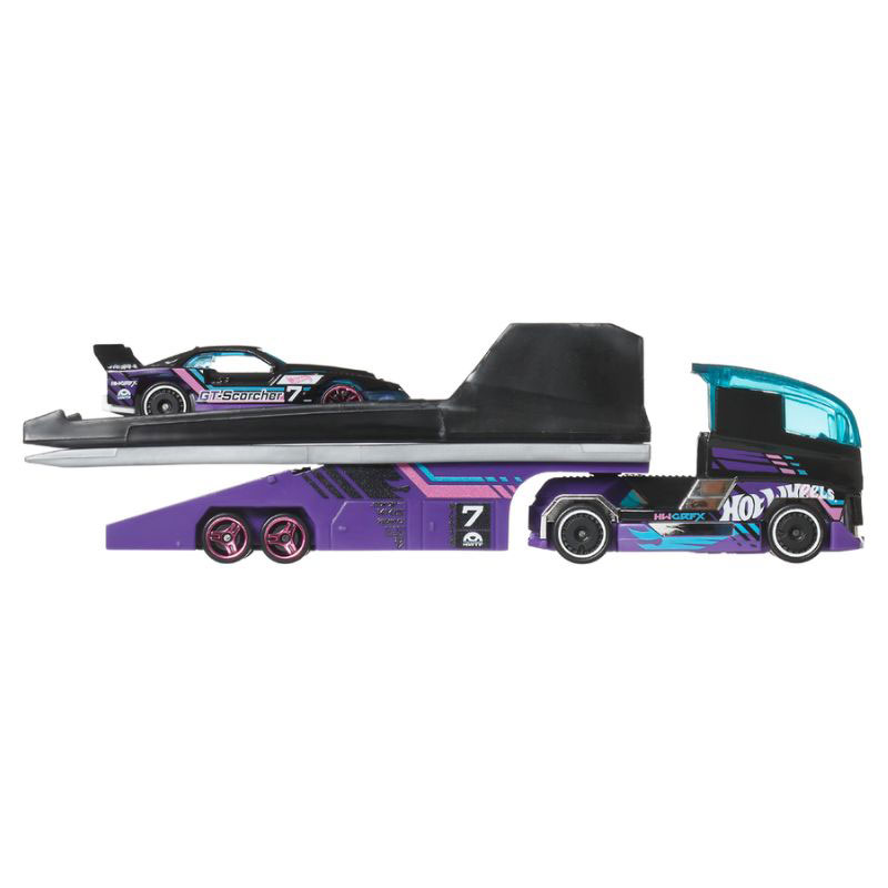 Mattel Hot Wheels Σούπερ Νταλίκα Two-Lane Ramptop