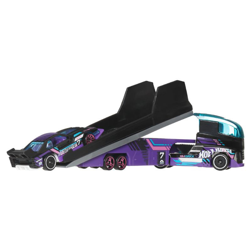 Mattel Hot Wheels Σούπερ Νταλίκα Two-Lane Ramptop