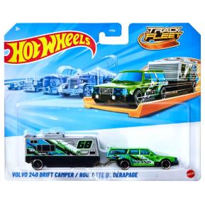 Mattel Hot Wheels Νέες Νταλίκες Track Fleet E - Volvo 240 Drift Camper