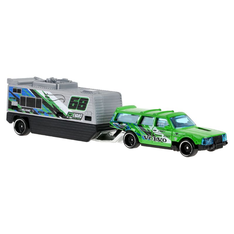 Mattel Hot Wheels Νέες Νταλίκες Track Fleet E - Volvo 240 Drift Camper