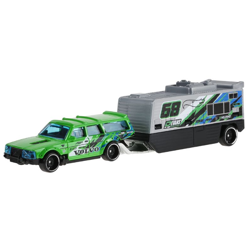 Mattel Hot Wheels Νέες Νταλίκες Track Fleet E - Volvo 240 Drift Camper