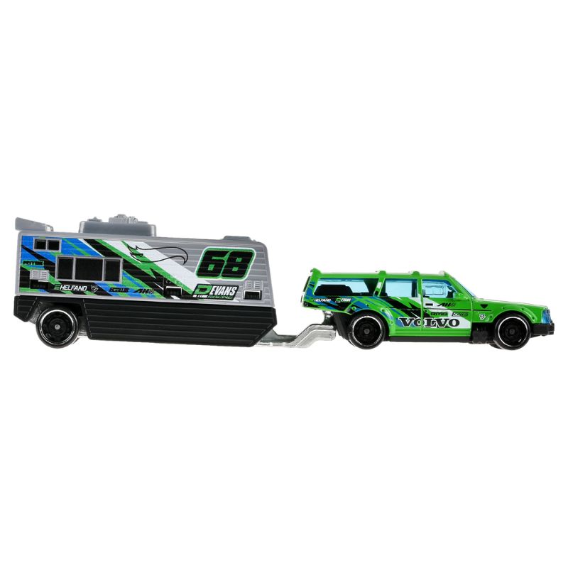 Mattel Hot Wheels Νέες Νταλίκες Track Fleet E - Volvo 240 Drift Camper