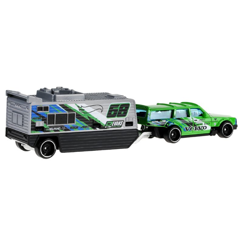Mattel Hot Wheels Νέες Νταλίκες Track Fleet E - Volvo 240 Drift Camper