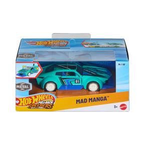Mattel Hot Wheels Αυτοκινητάκι Pull Back Q 1:43 - Mad Manga JKR04