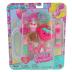 Mattel Polly Pocket Κούκλα με αξεσουάρ & μπρελόκ μεγάλο pack - Ροζ Φράουλα JKR54