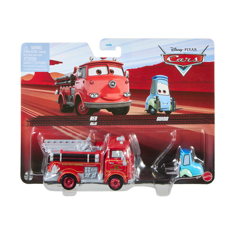 Mattel Disney Pixar Cars Αυτοκινητάκια G - Red & Guido