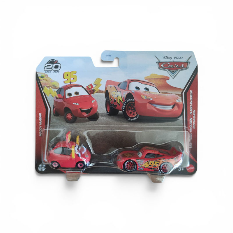 Mattel Disney Pixar Cars Αυτοκινητάκια G - Maddy McGear & Lighting McQueen