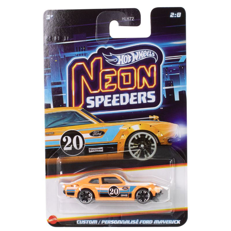 Mattel Hot Wheels Αυτοκινητάκι Neon Speeders F Custom Ford Maveric 2/8 JKX94