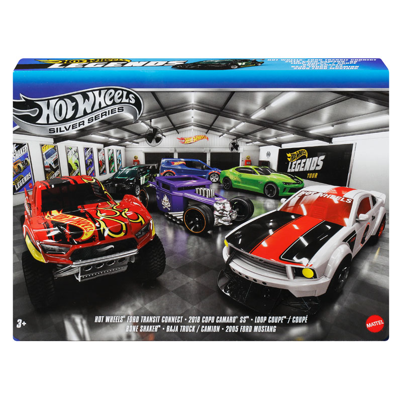 Mattel Hot Wheels Αυτοκινητάκια - Κασετίνα Hot Wheels Legends Multipack JLB24