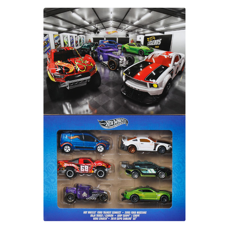 Mattel Hot Wheels Αυτοκινητάκια - Κασετίνα Hot Wheels Legends Multipack JLB24