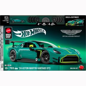 Mattel Brick Shop™ Hot Wheels® Elite Series ’24 Aston Martin Vantage GT3 JLF51