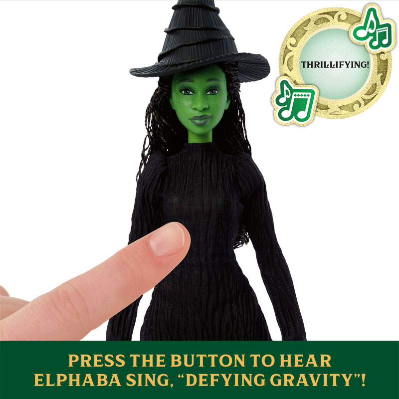 Mattel Συλλεκτική Κούκλα Wicked Έλφαμπα που Τραγουδάει JLG48