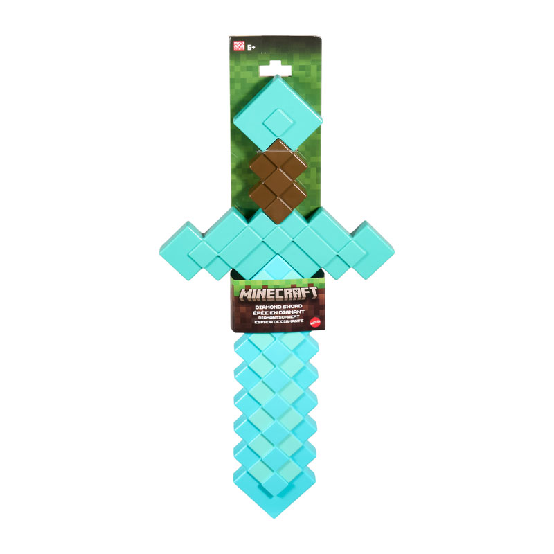 Mattel Minecraft Diamond Sword Διαμαντένιο Σπαθί JLJ39