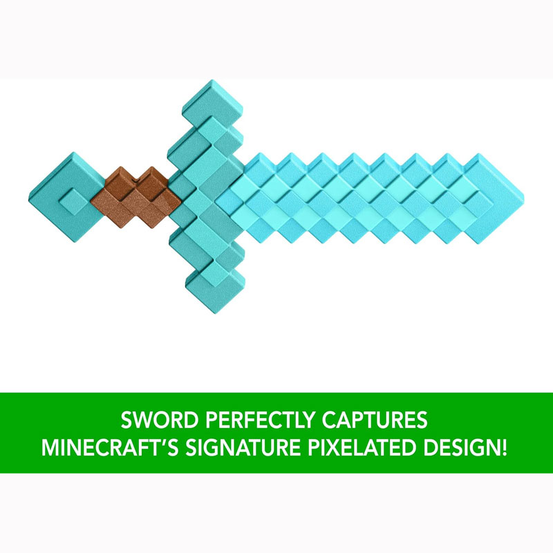 Mattel Minecraft Diamond Sword Διαμαντένιο Σπαθί JLJ39