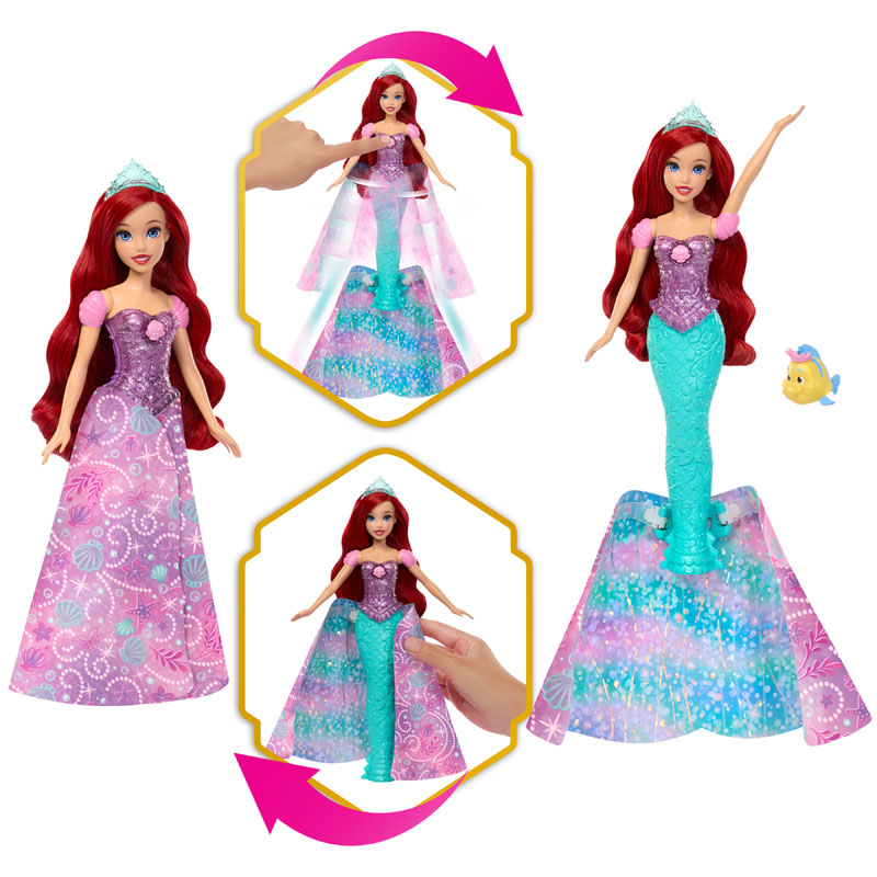 Mattel Disney Princess Ariel που Μεταμορφώνεται JLK19