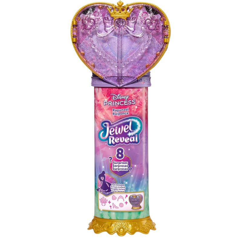 Mattel Disney Princess Jewel Reveal Rapunzel με Κοσμηματοθήκη JLK28