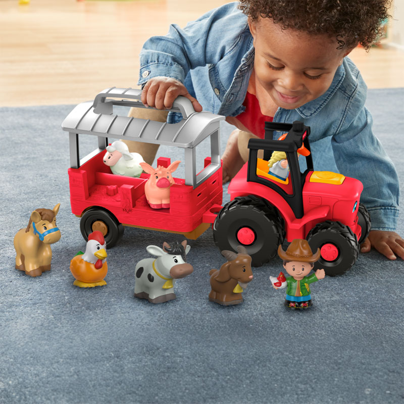 Fisher-Price® Little People® Caring For Animals Tractor - Τρακτέρ με ήχους και ζωάκια JLM99