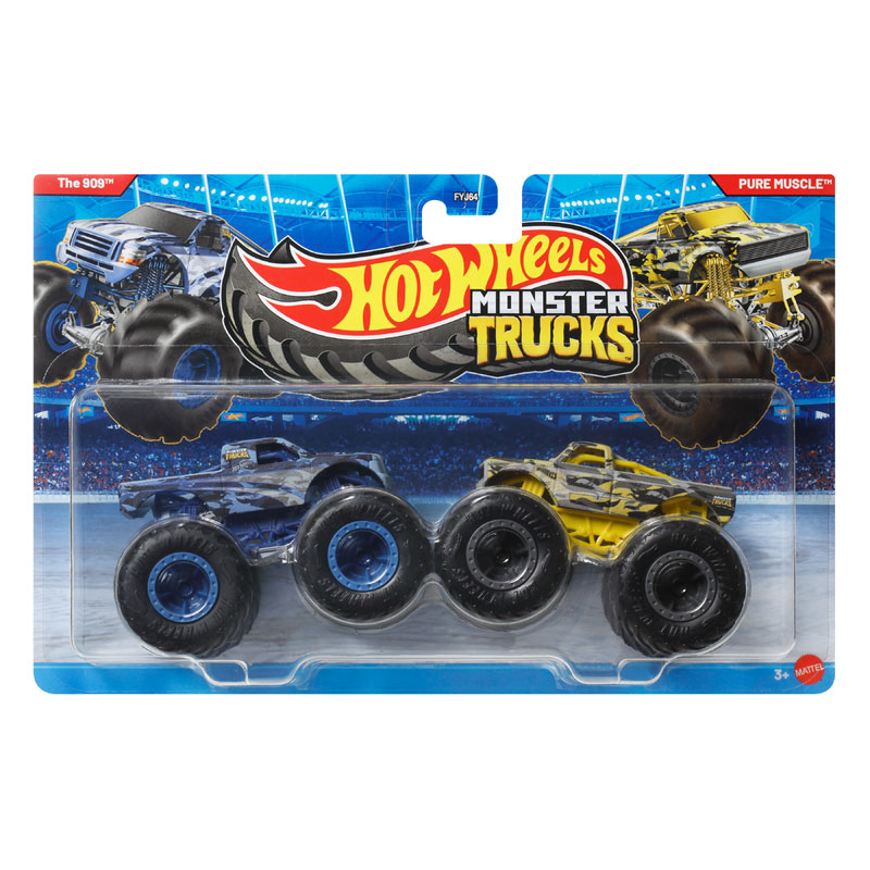 Mattel Hot Wheels Monster Trucks HW Demolition Doubles D - The 909 Vs Pure Muscle