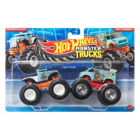 Mattel Hot Wheels Monster Trucks HW Demolition Doubles D - Poo Poo Platter vs Fruit Smasher
