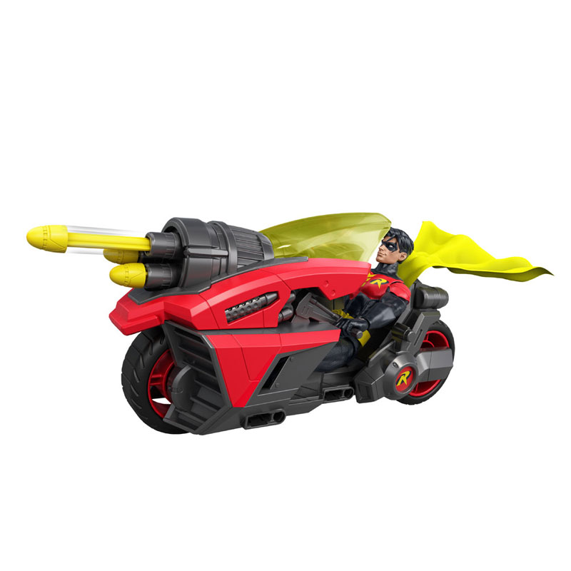 Mattel DC® Premiere Robin™ & Motorcycle Vehicle Μηχανή με Φιγούρα 15εκ. JMD51