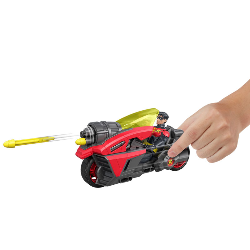 Mattel DC® Premiere Robin™ & Motorcycle Vehicle Μηχανή με Φιγούρα 15εκ. JMD51