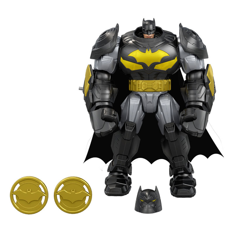 Mattel DC® Mech Suit Batman™ Φιγούρα Δράσης 15cm με Κίνηση , Ήχους & Φώτα JMD86