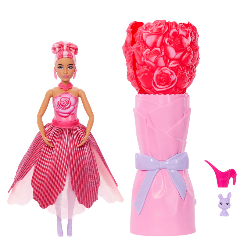 Mattel Barbie Petal Pop Red Rose Κόκκινο Τριαντάφυλλο JMF59