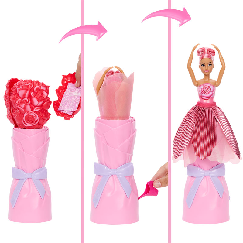 Mattel Barbie Petal Pop Red Rose Κόκκινο Τριαντάφυλλο JMF59