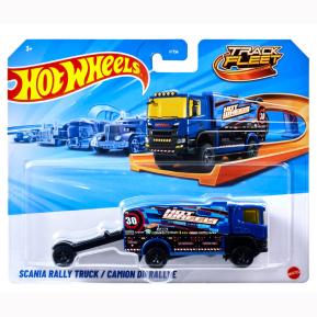 Mattel Hot Wheels Νέες Νταλίκες Track Fleet F - Scania Rally Truck JMK06