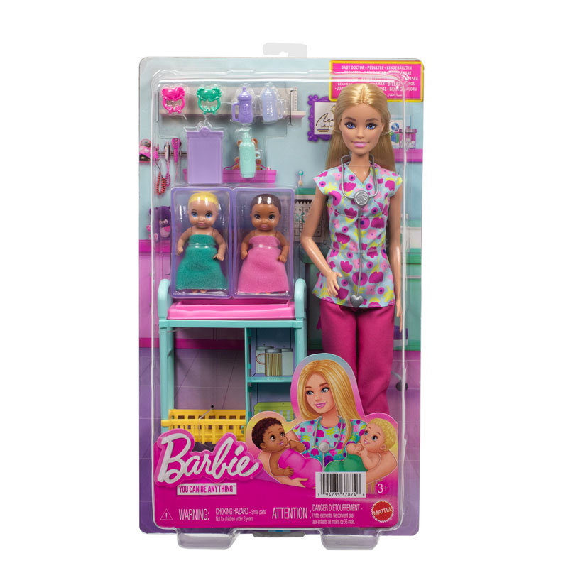Mattel Barbie Careers Baby Doctor Doll Παιδίατρος Ξανθιά JMK12