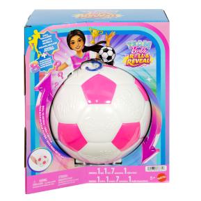 Mattel Barbie® Team Barbie™ Roll & Reveal™ Ποδοσφαιρίστρια Κούκλα με Αξεσουάρ JMK20