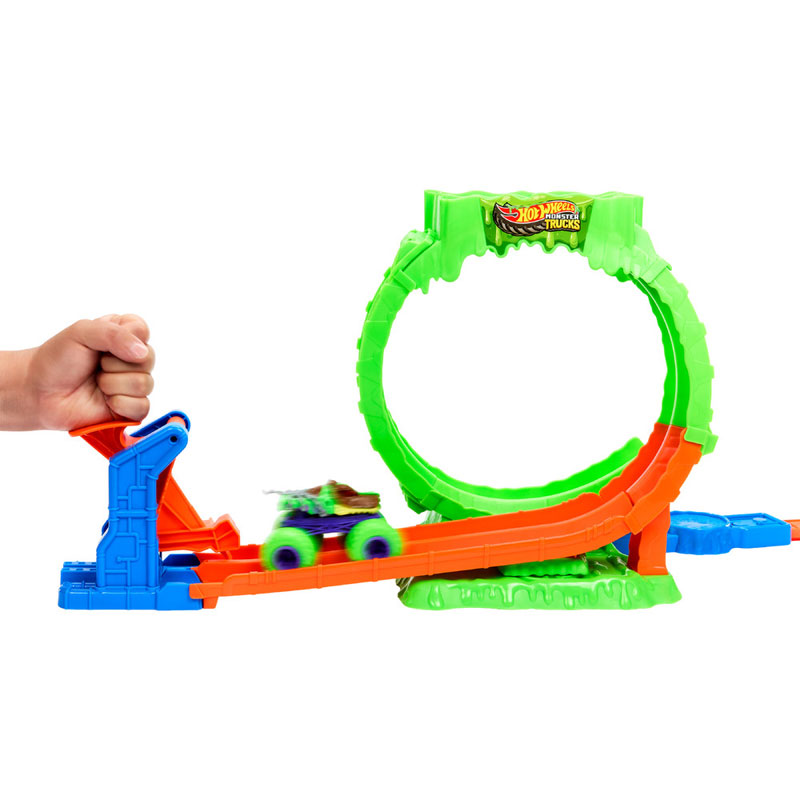 Mattel Hot Wheels Monster Trucks Mutant Chaos - Chaos Loop Challenege™ JMK91