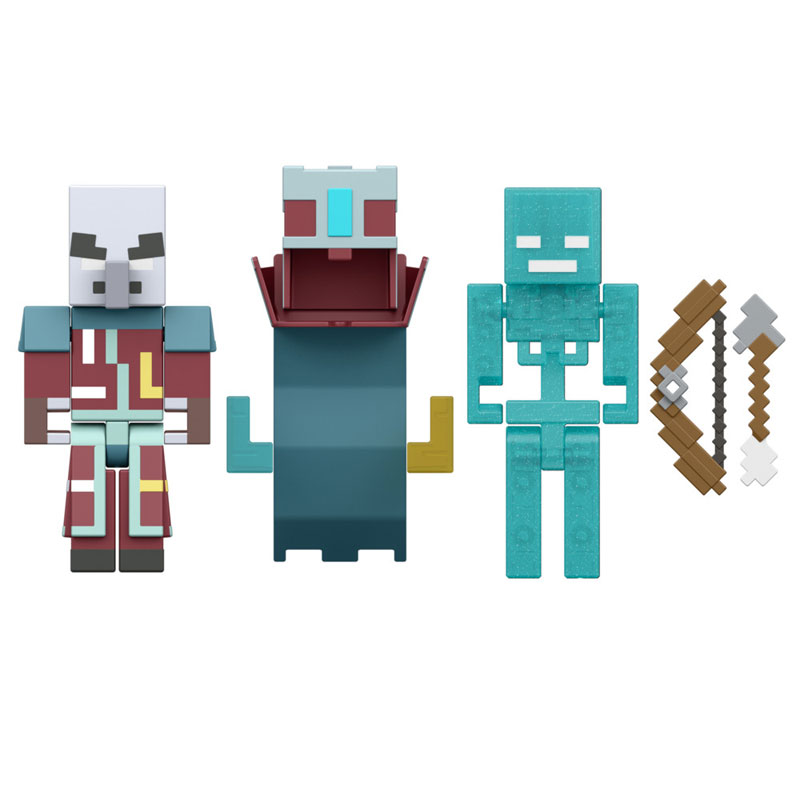 Mattel Minecraft Dungeons 2 Φιγούρα με Αξεσουάρ - Prime Enchanter & Soul Corrupted Skeleton