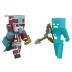 Mattel Minecraft Dungeons 2 Φιγούρα με Αξεσουάρ - Prime Enchanter & Soul Corrupted Skeleton