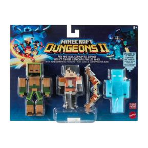 Mattel Minecraft Dungeons 2 Φιγούρα με Αξεσουάρ - Ren & Soul Corrupted Zombie
