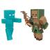 Mattel Minecraft Dungeons 2 Φιγούρα με Αξεσουάρ - Ren & Soul Corrupted Zombie