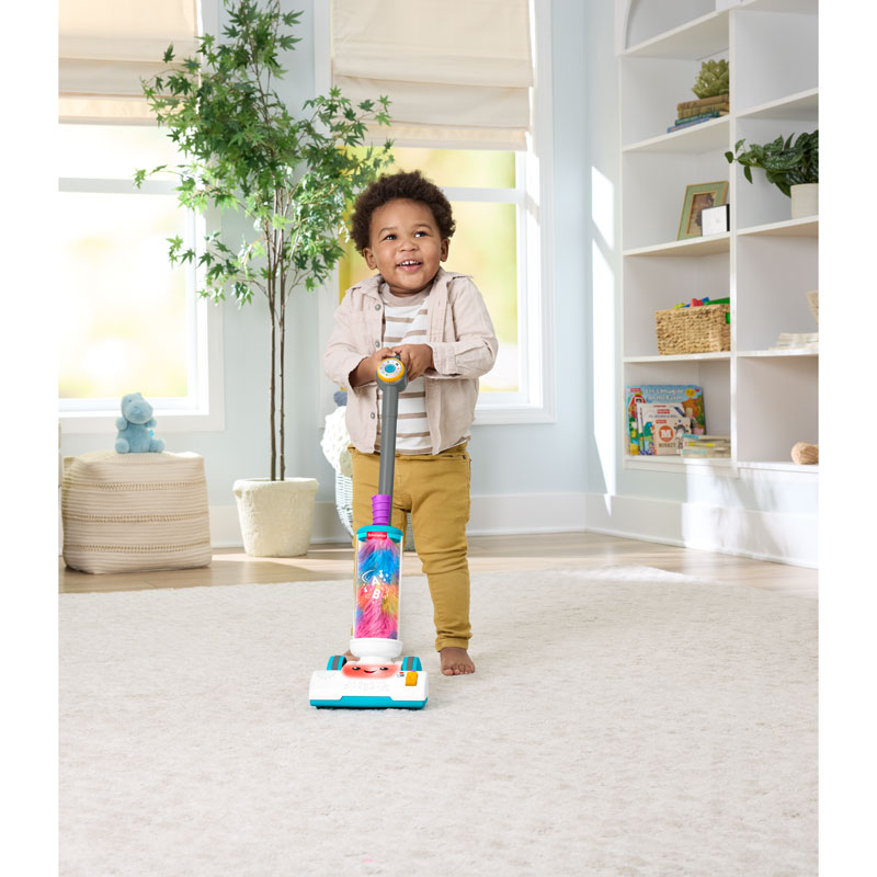 Fisher-Price® Laugh & Learn® 2-in-1 Vacuum Εκπαιδευτική Ηλεκτρική Σκούπα JMM35