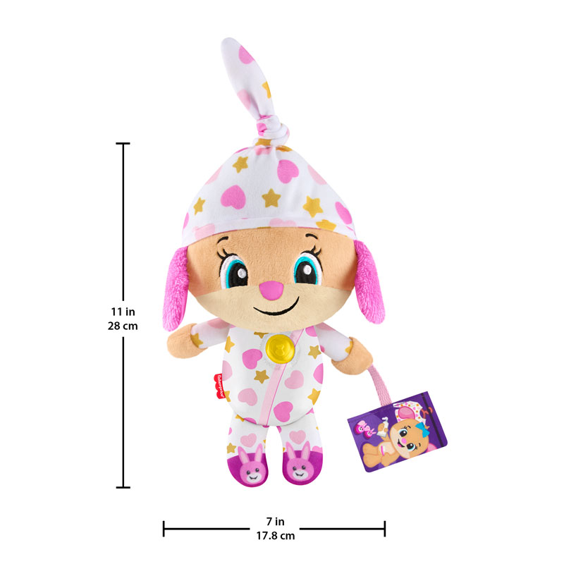 Fisher-Price® Laugh & Learn® Cuddle n' Snuggle Sis Εκπαιδευτικό Σκυλάκι Αγκαλιάς Ροζ JMM45