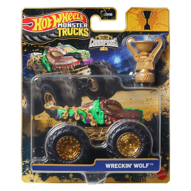Mattel Hot Wheels Monster Trucks 1:64 Όχημα Wreckin' Wolf ™ – BIGFOOT® Vehicle 50th Anniversary