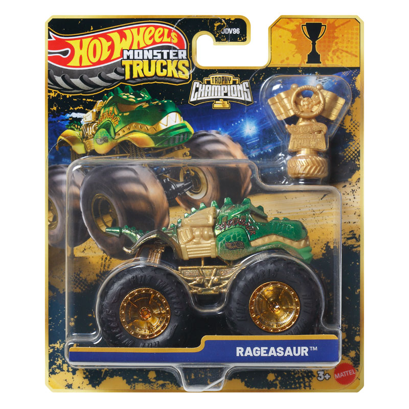 Mattel Hot Wheels Monster Trucks 1:64 Όχημα RAGEASAUR™ – BIGFOOT® Vehicle 50th Anniversary